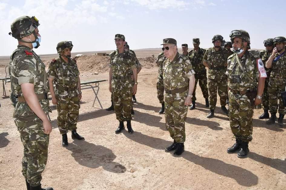 الفريق السعيد شنقريحة يشرف على تنفيذ تمرين بالذخيرة الحية