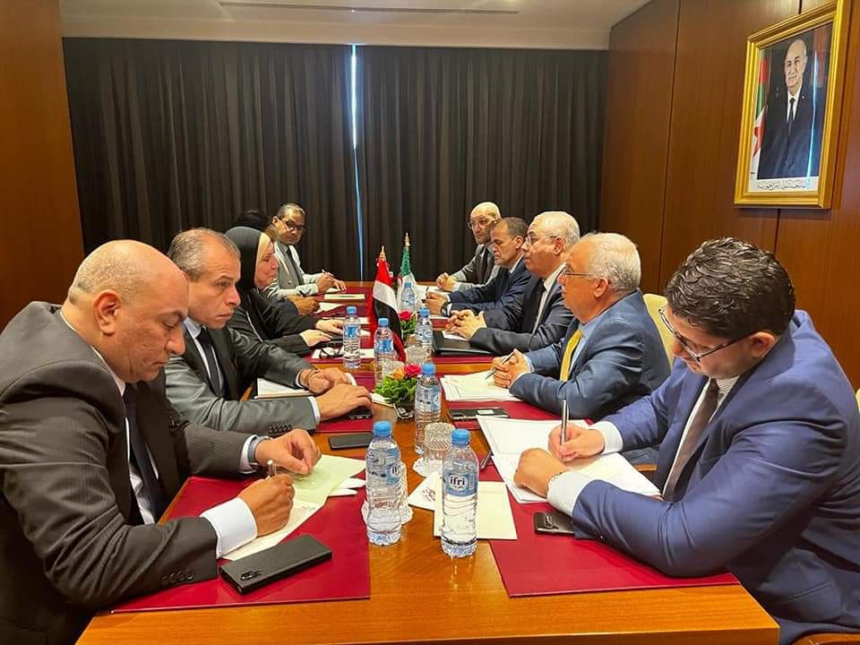 وزير الصناعة يجتمع بنظيرته المصرية