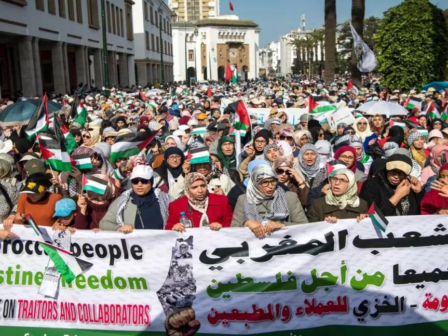 المغرب: 58 مدينة مغربية تنتفض ضد تطبيع المخزن مع الكيان الصهيوني في جمعة الغضب