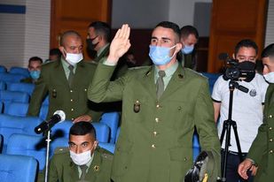 مراسم أداء اليمين ل 102 ضابط من الدرك الوطني
