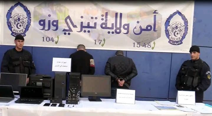 أمن تيزي وزو يوقفون شخصين مختصين في تزوير المحررات الإدارية