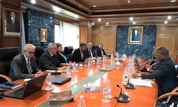 لقاء عمل بوزارة الطاقة مع وفد عن وزارة الصناعات المنجمية والجيولوجيا الكونغولية
