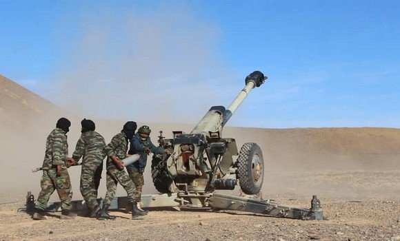 وحدات جيش التحرير الشعبي الصحراوي تستهدف تمركزات قوات الاحتلال المغربي بقطاع المحبس