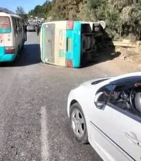 تيزي وزو/ جرحى في انقلاب حافلة لنقل المسافرين ببوخالفة 