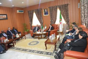 مفوض الاتحاد الافريقي للتربية والعلم والتكنولوجيا والابتكار في ضيافة وزير التربية.