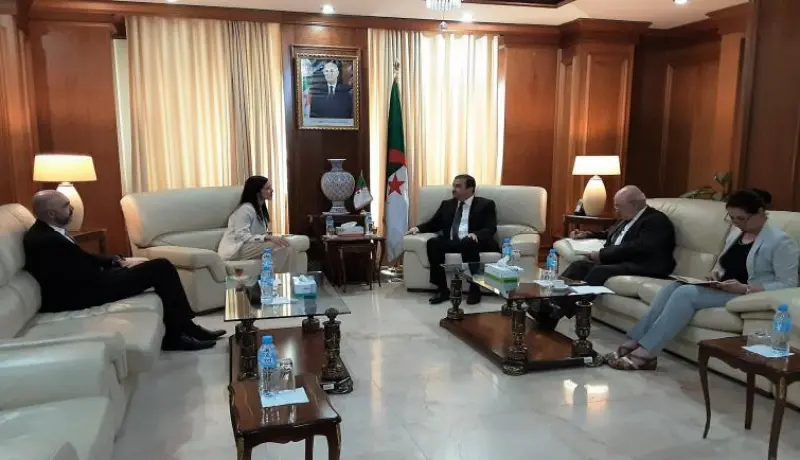وزير الطاقة يستقبل المديرة العامة لشركة سيمنس للطاقة لإفريقيا