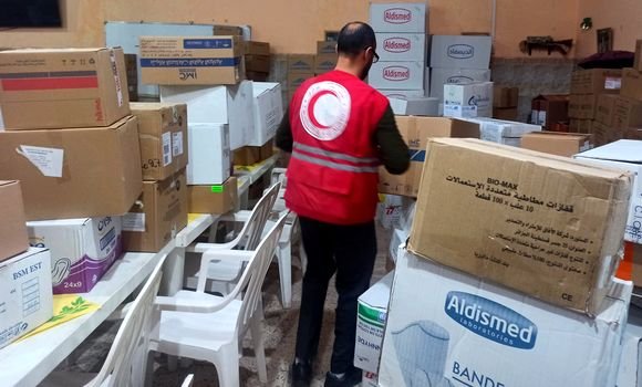 مستغانم : إنطلاق قافلة مساعدات إنسانية للتضامن مع الفلسطينيين في غزة