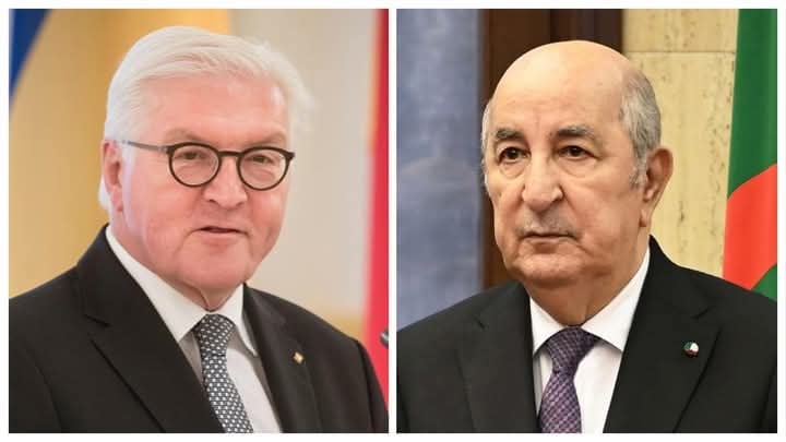 الرئيس تبون يتلقى مكالمة من نظيره الألماني ويبحثان قضايا دولية وإقليمية
