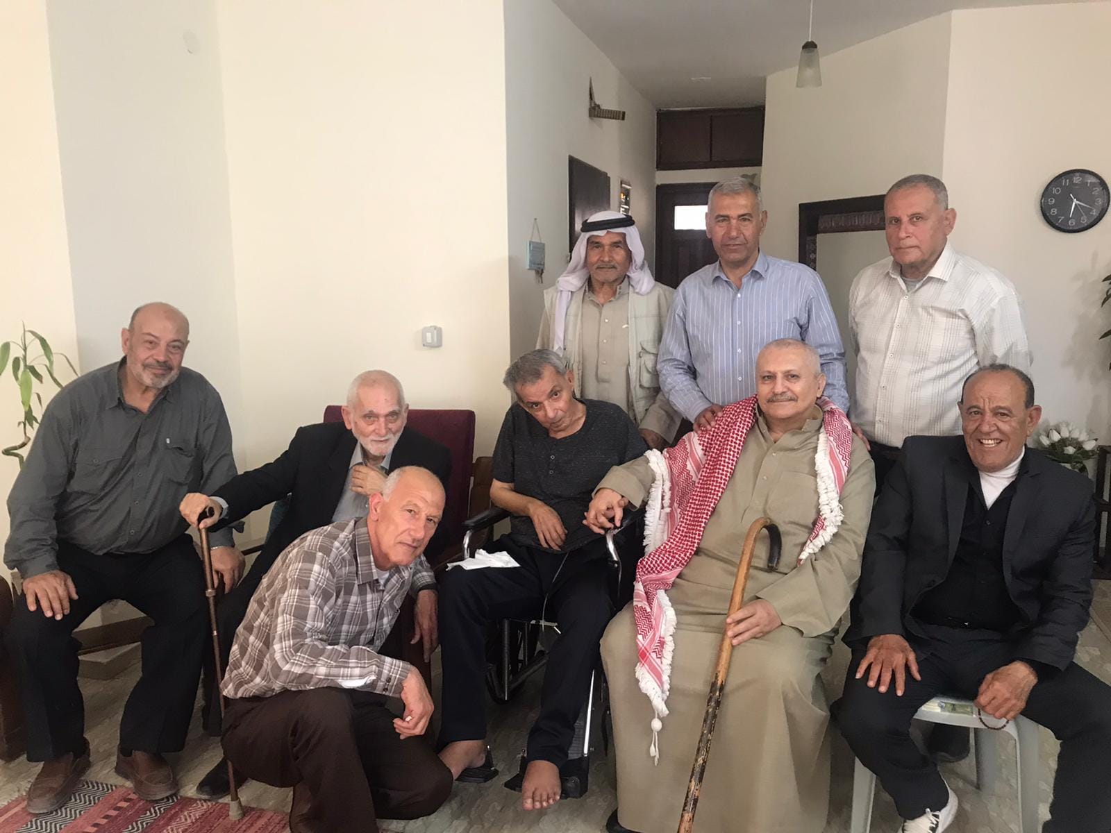 زيارة محبة ووفاء للأسير المحرر المناضل/مصطفى أبو جياب