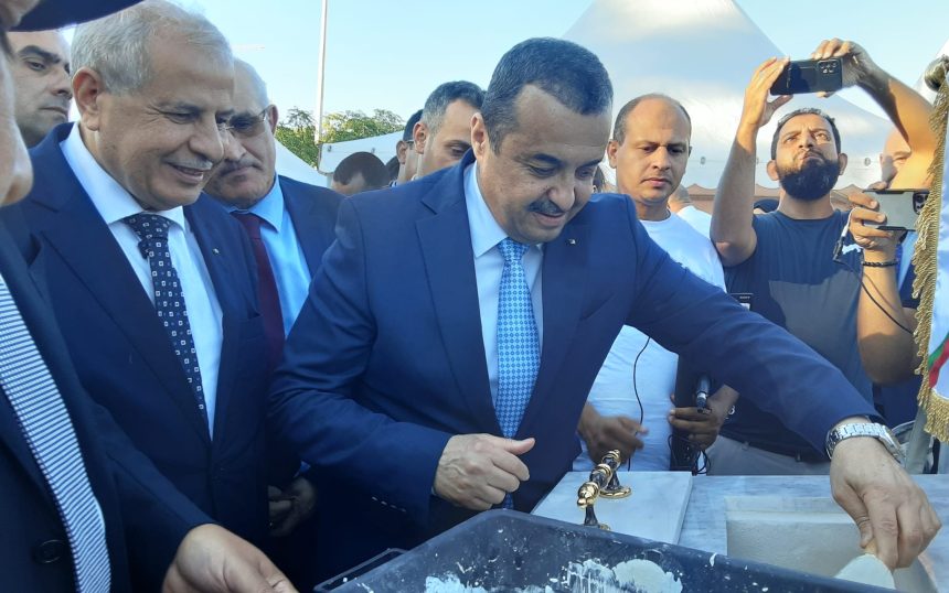 نفطال: وزير الطاقة يضع حجر الأساس لانجاز المديرية الجهوية للخدمات الاجتماعية ومدرسة الإطفاء