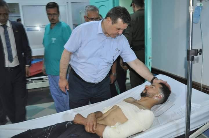 وقوف والي سطيف… على حالة مصابين جراء حرائق بلدية حربيل