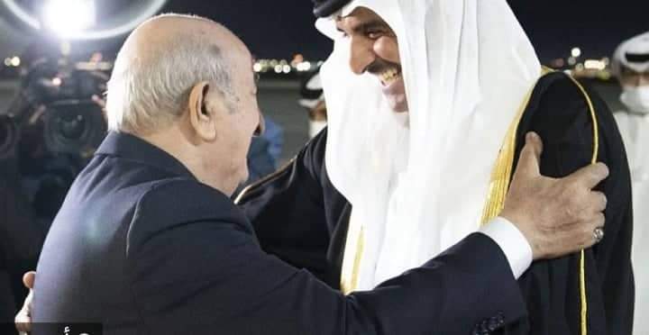 أمير دولة قطر يشكر رئيس الجمهورية