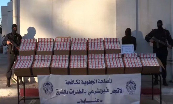 تفكيك شبكات مختصة في الاتجار بالمخدرات بكل من عنابة وباتنة ووهران