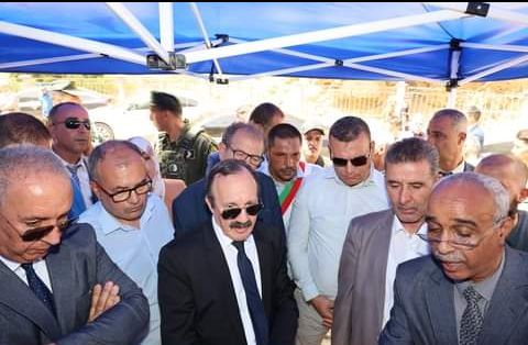 تيسمسيلت/ الامين العام لوزارة الداخلية و الجماعات المحلية و التهيئة العمرانية يعاين البرنامج التكميلي للتنمية بتيسمسيلت.. مشاريع الطرقات تسجل نسبا متقدمة في الأشغال