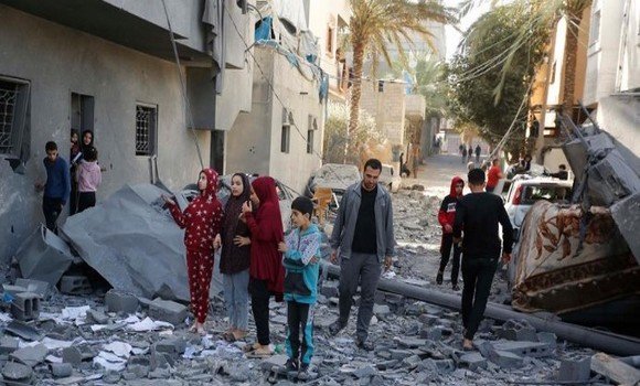 استشهاد 35 فلسطيني وإصابة العشرات في قصف صهيوني شمال ووسط قطاع غزة